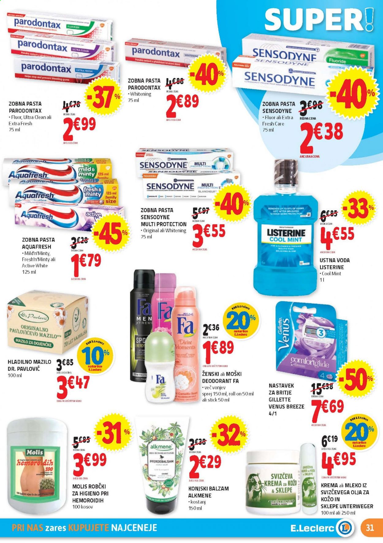 E.Leclerc katalog - 14.4.2021 - 24.4.2021. Stran 31