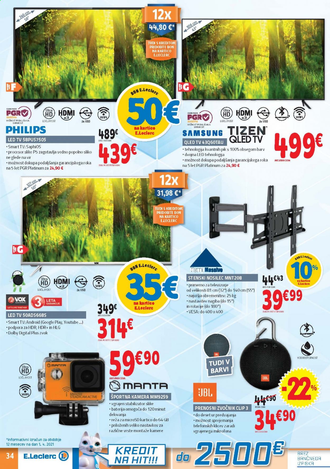 E.Leclerc katalog - 14.4.2021 - 24.4.2021. Stran 34