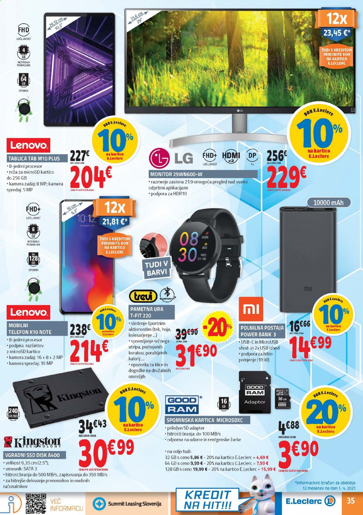 E.Leclerc katalog - 14.4.2021 - 24.4.2021. Stran 35