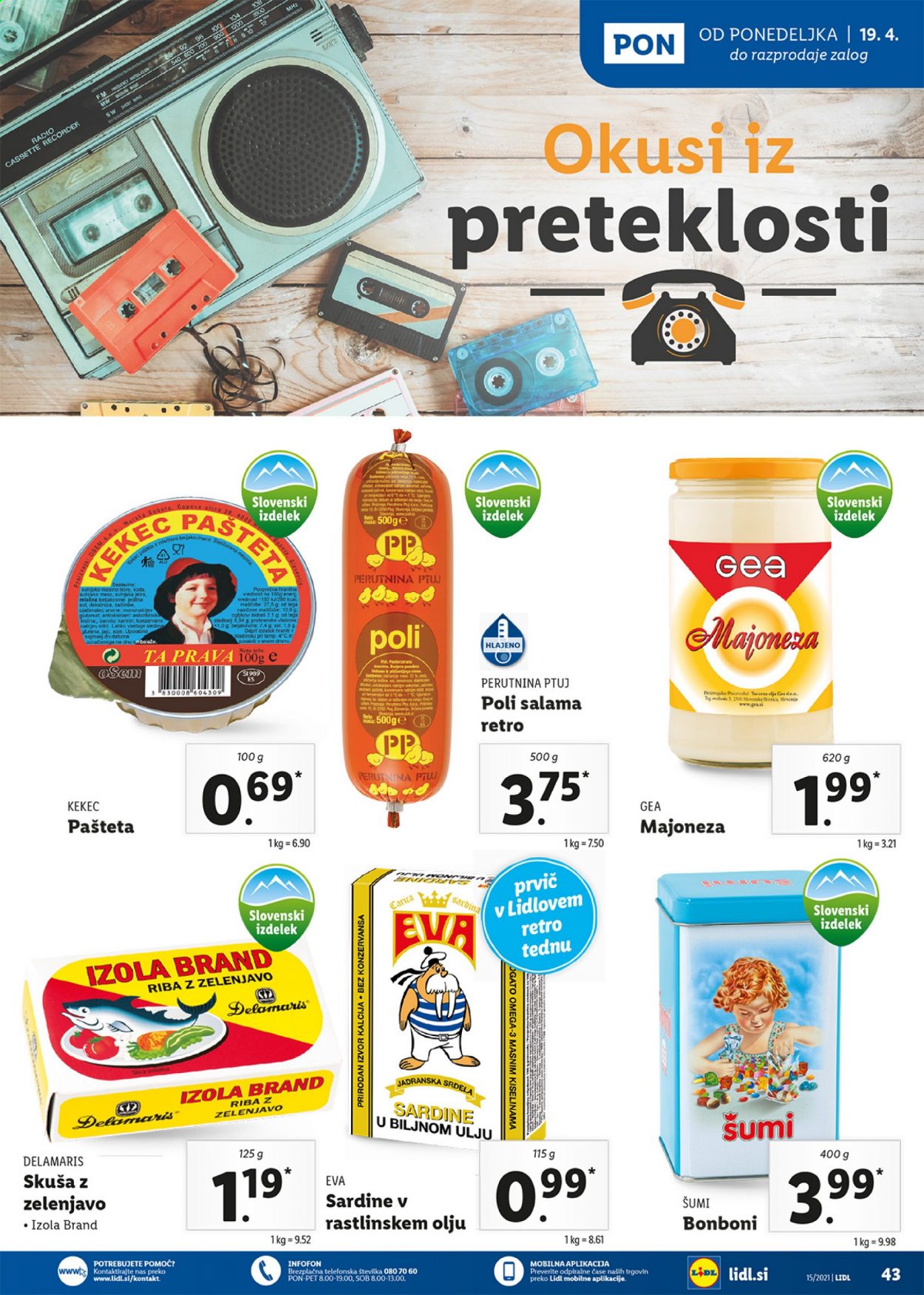 Lidl katalog - 15.4.2021 - 25.4.2021. Stran 43