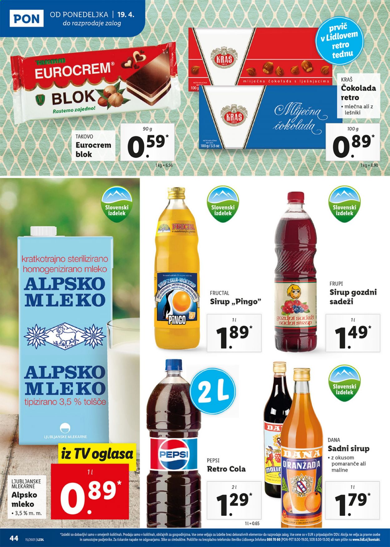 Lidl katalog - 15.4.2021 - 25.4.2021. Stran 44