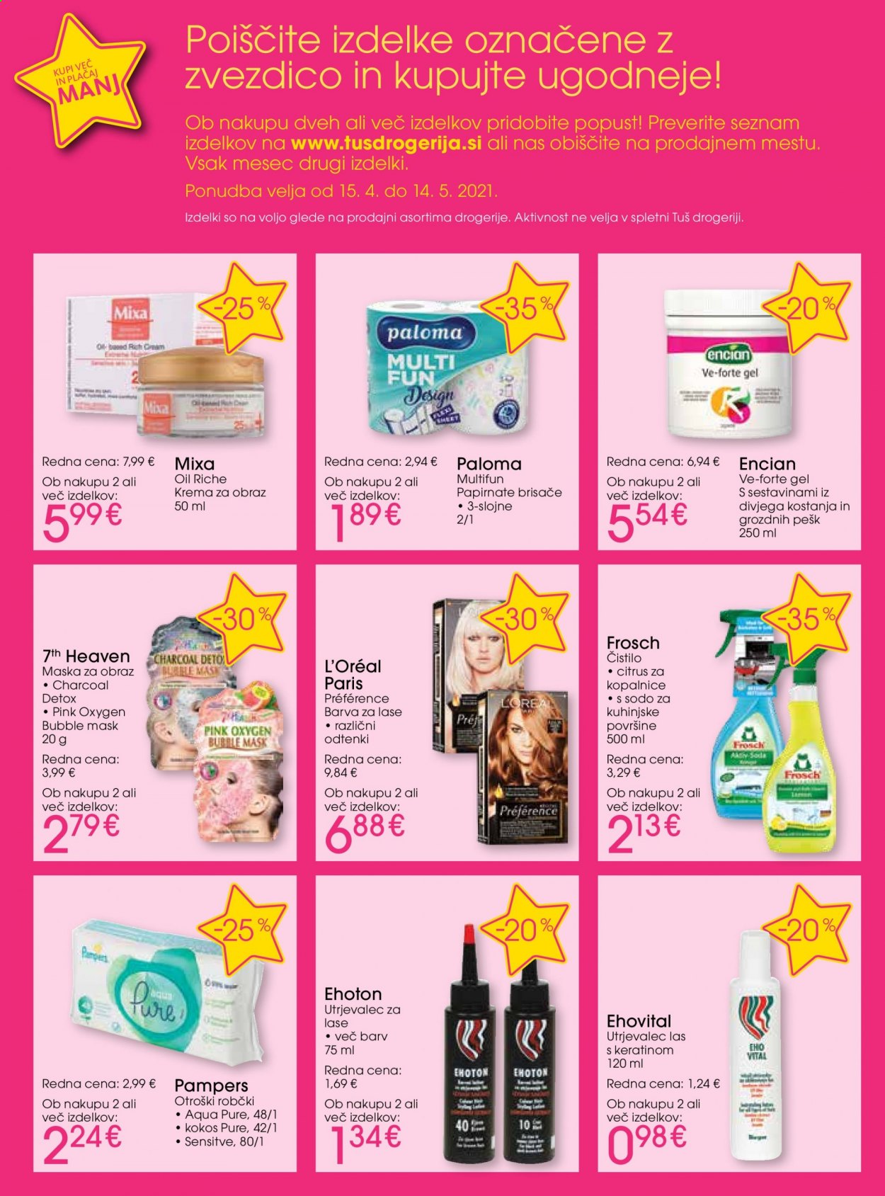 Tuš Drogeria katalog - 14.4.2021 - 24.4.2021. Stran 21