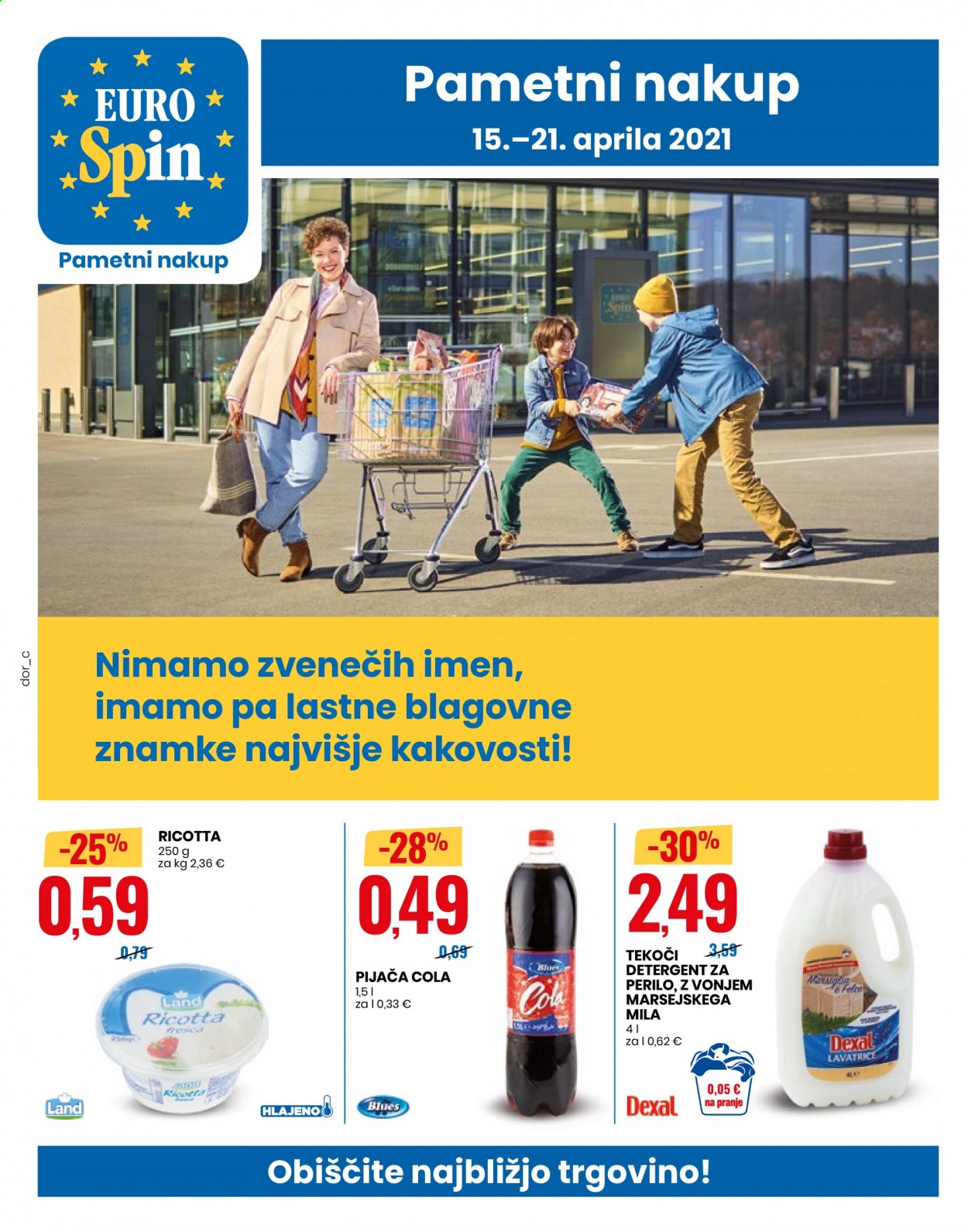 EuroSpin katalog - 15.4.2021 - 21.4.2021. Stran 1