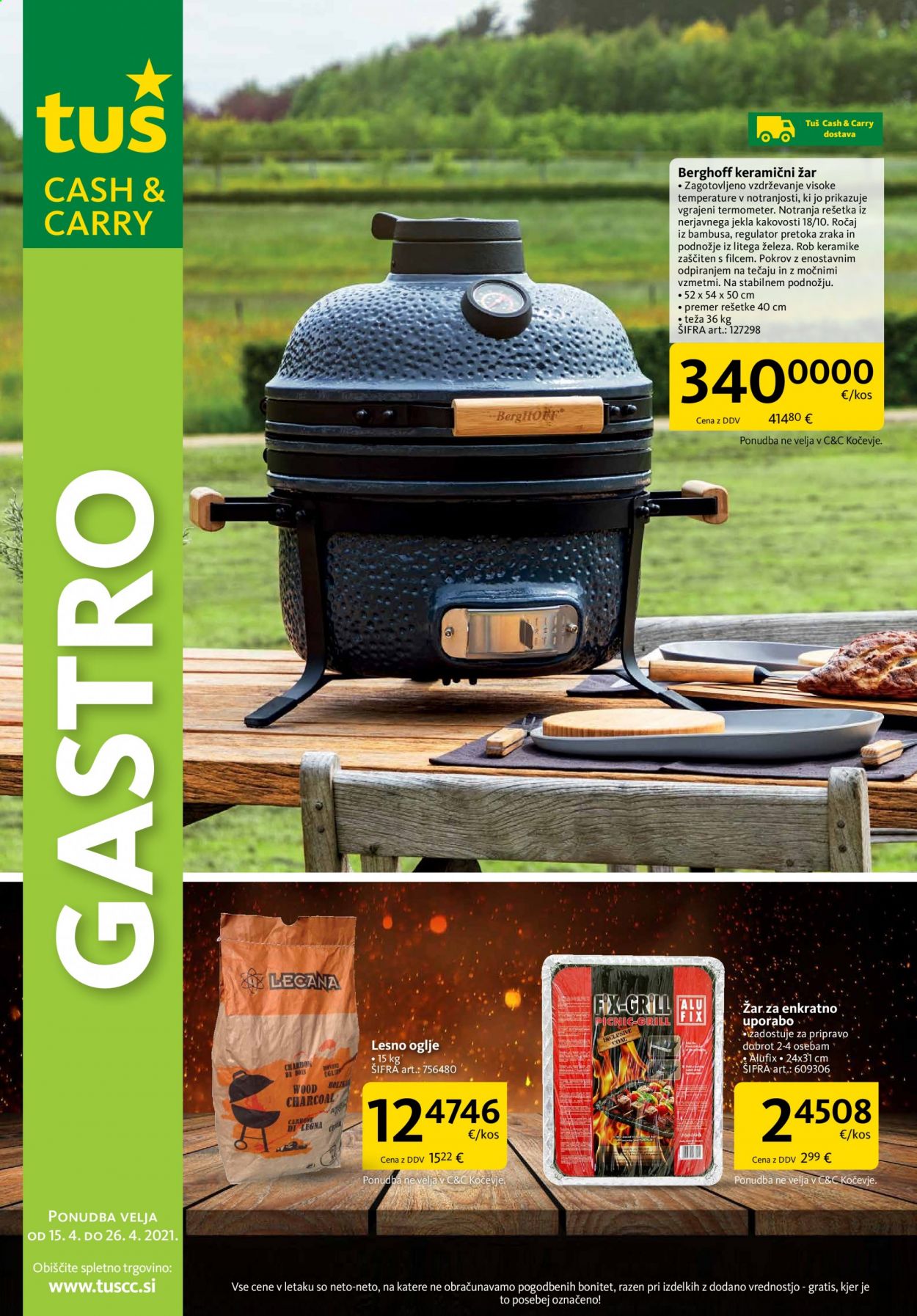 Tuš Cash & Carry katalog - 15.4.2021 - 26.4.2021. Stran 1