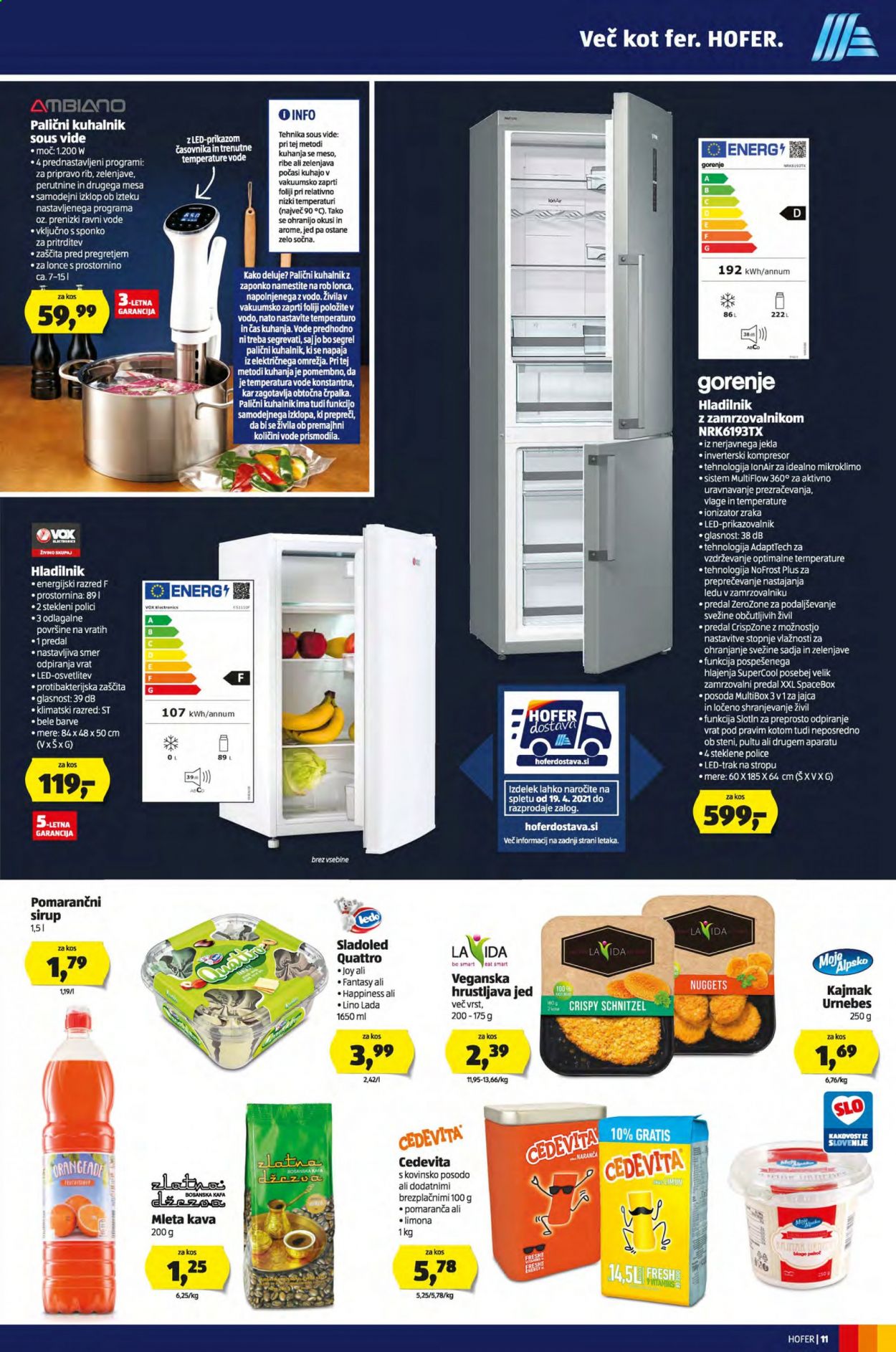 Hofer katalog - 16.4.2021 - 24.4.2021. Stran 11