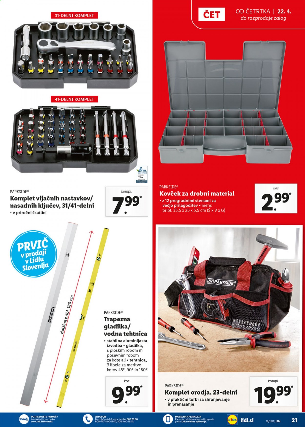 Lidl katalog - 22.4.2021 - 2.5.2021. Stran 21