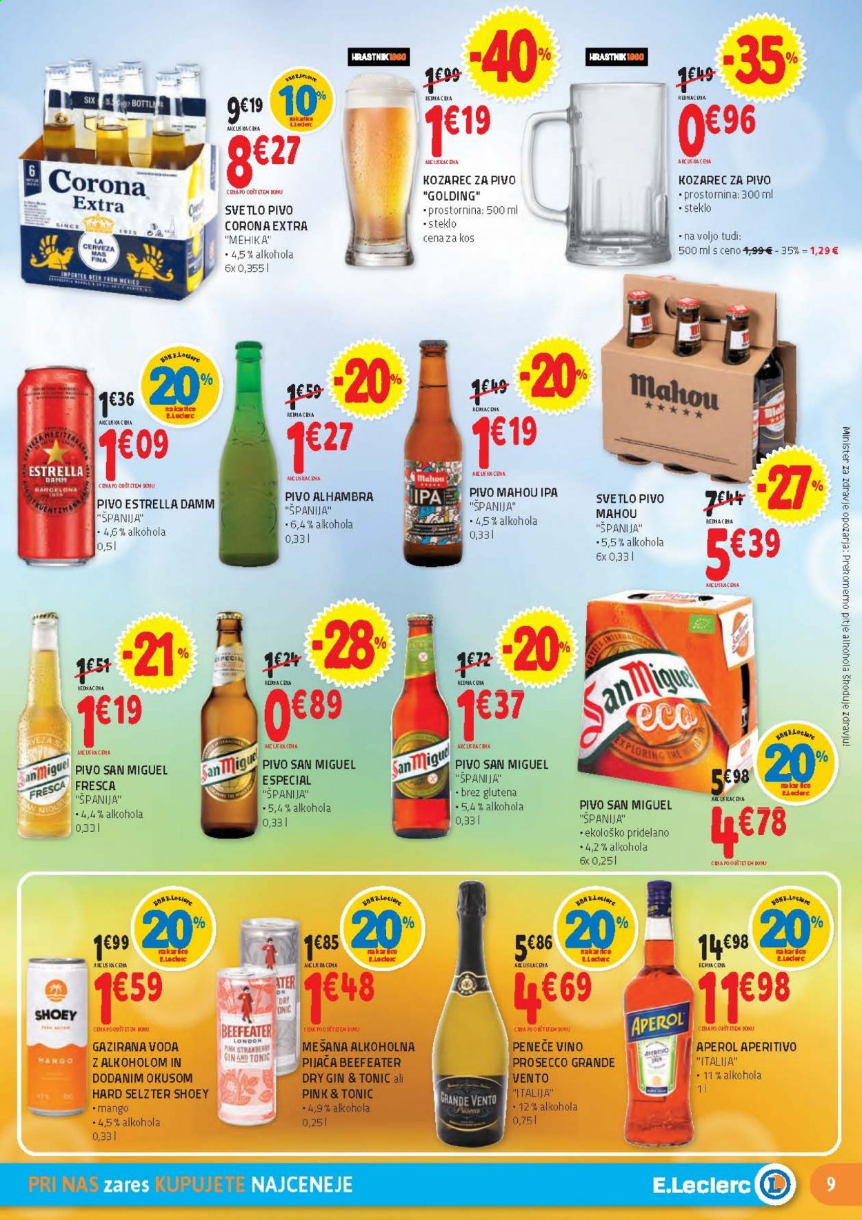 E.Leclerc katalog - 21.4.2021 - 30.4.2021. Stran 9