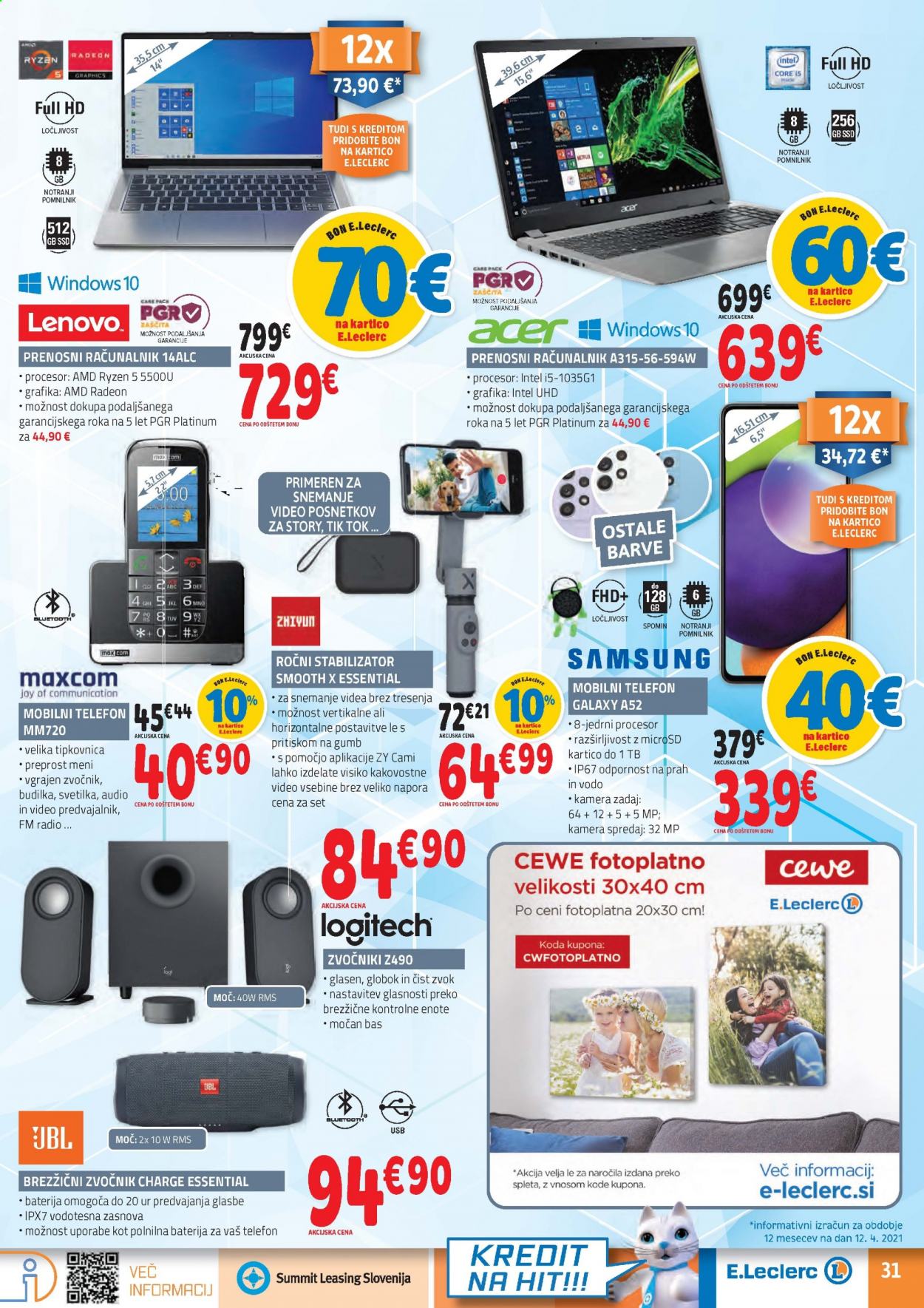 E.Leclerc katalog - 21.4.2021 - 30.4.2021. Stran 31