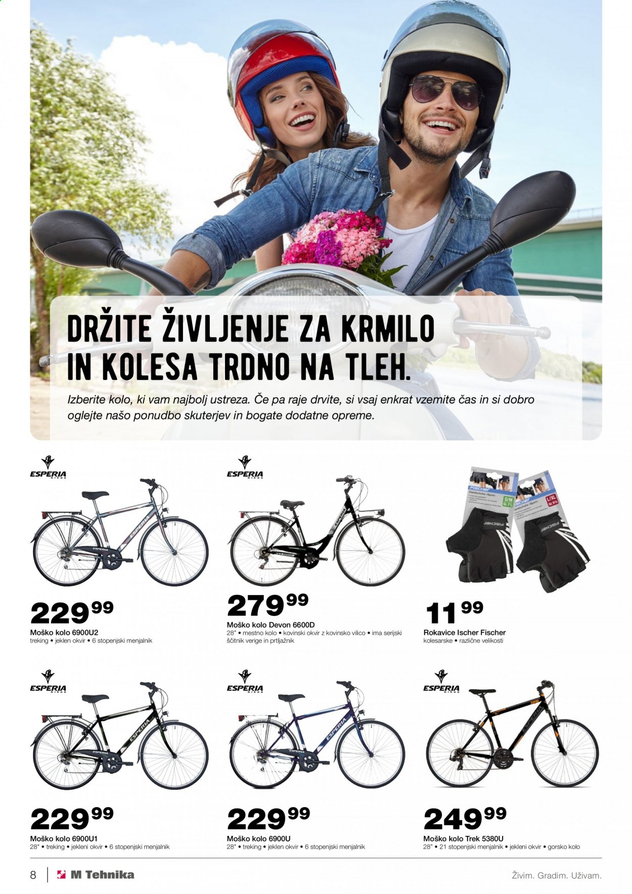 thumbnail - M Tehnika katalog - 22.4.2021 - 30.6.2021 - Ponudba izdelkov - rokavice, gorsko kolo, kolo, kolesa. Stran 8.