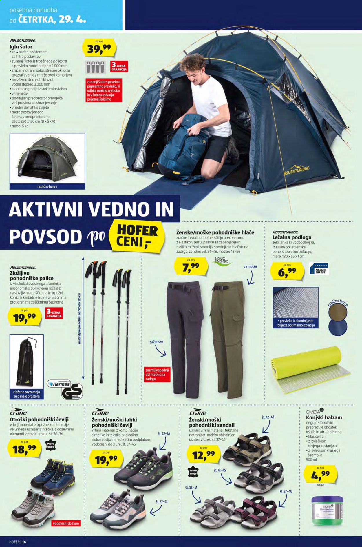 Hofer katalog - 23.4.2021 - 30.4.2021. Stran 16