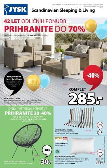 JYSK katalog - 22.04.2021 - 05.05.2021.