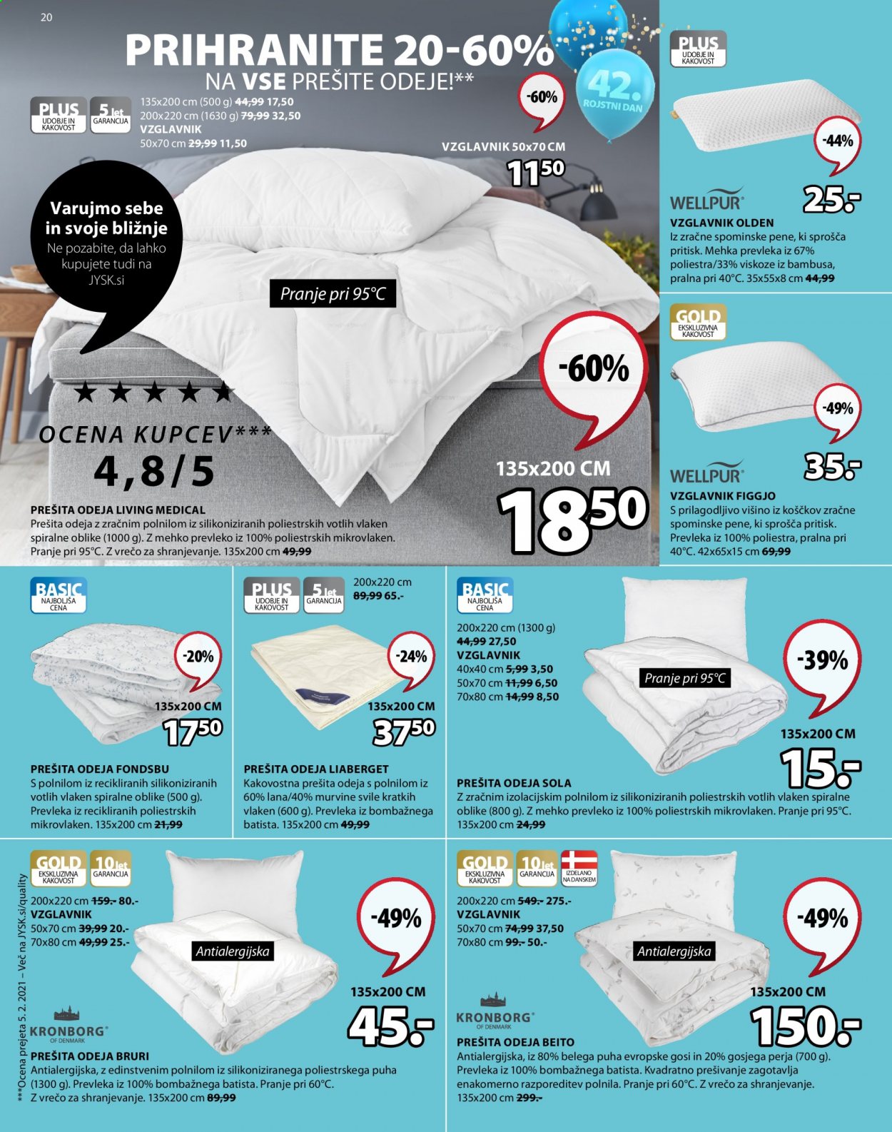 JYSK katalog - 22.4.2021 - 5.5.2021. Stran 20