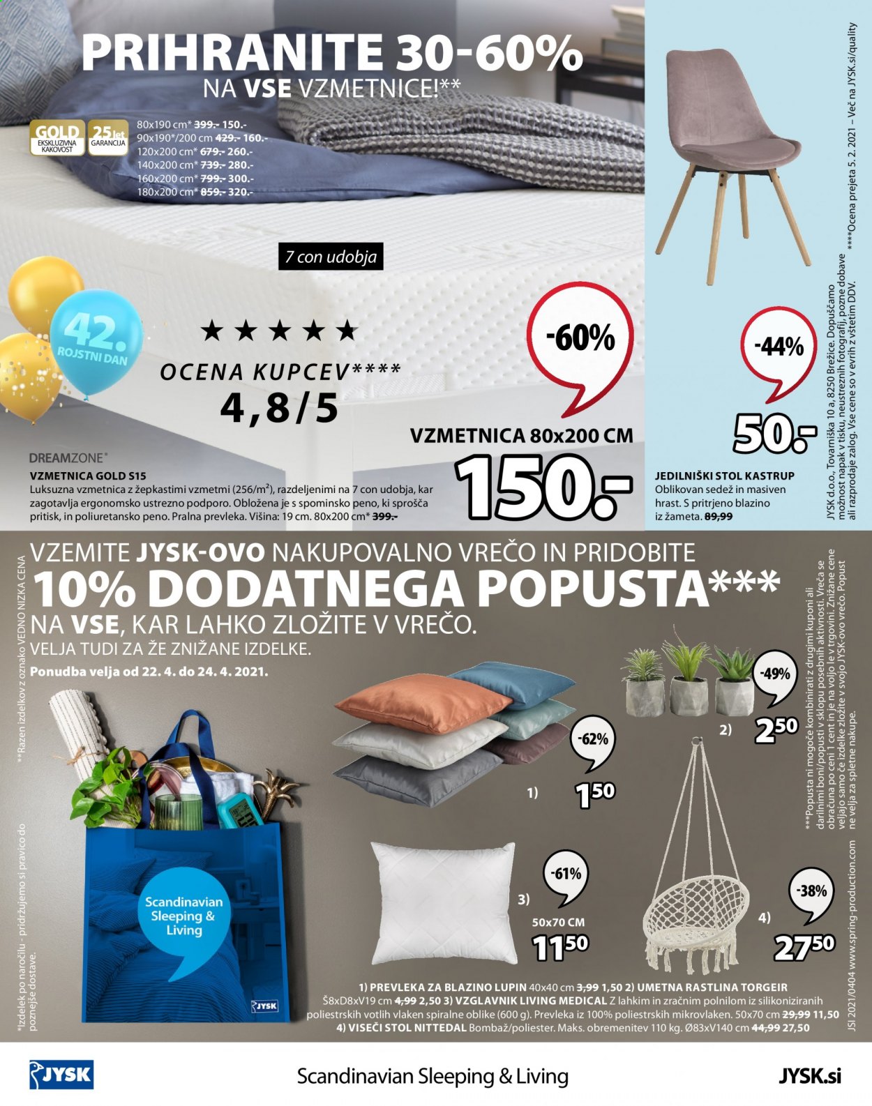 JYSK katalog - 22.4.2021 - 5.5.2021. Stran 24