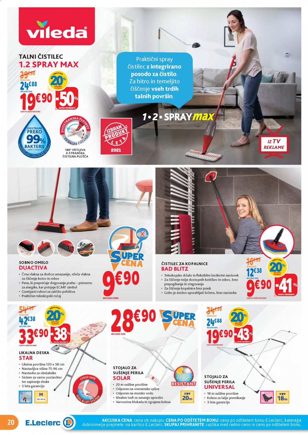 E.Leclerc katalog - 28.4.2021 - 8.5.2021. Stran 20