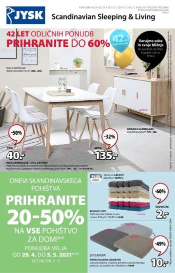 JYSK katalog - 29.04.2021 - 12.05.2021.