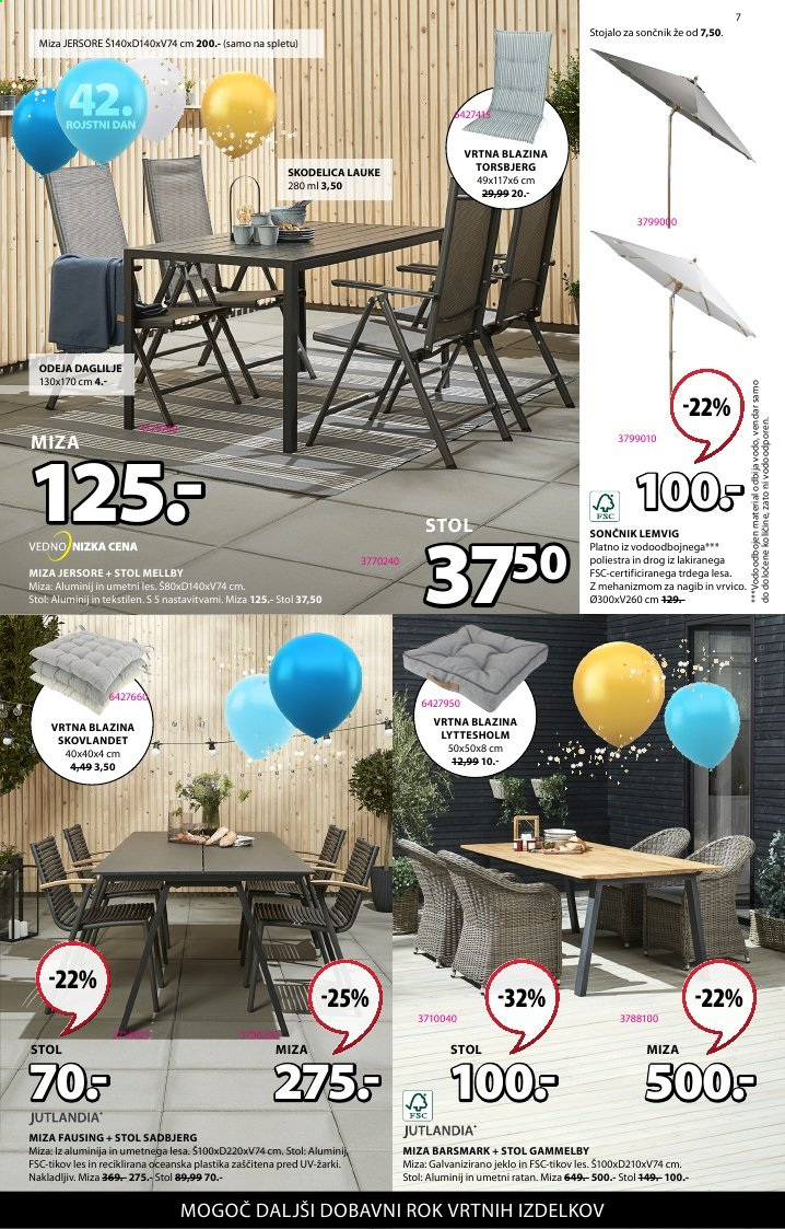 JYSK katalog - 29.4.2021 - 12.5.2021. Stran 7
