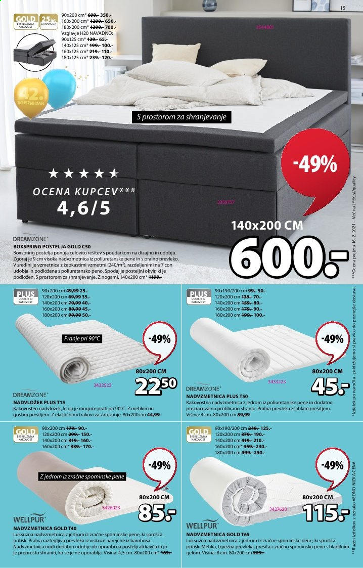 JYSK katalog - 29.4.2021 - 12.5.2021. Stran 15