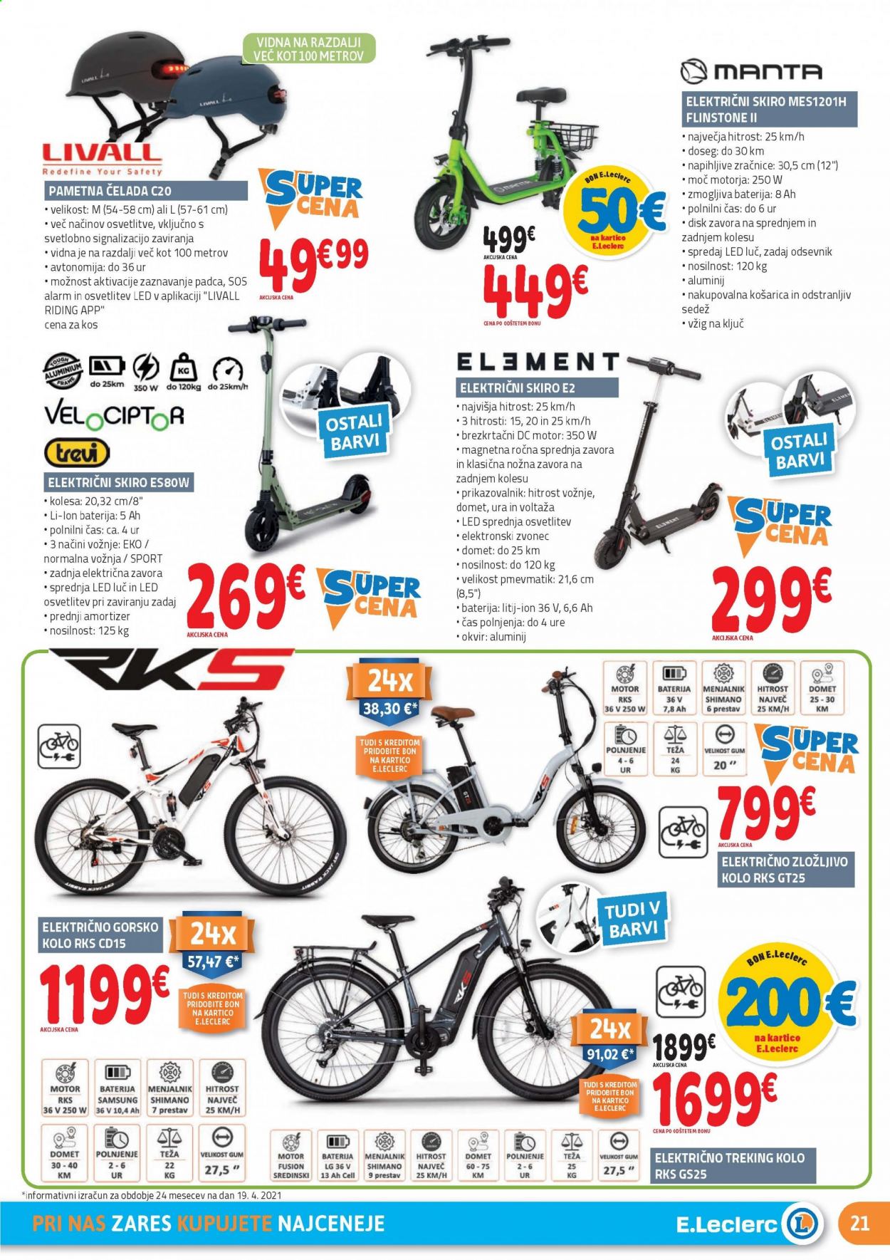 E.Leclerc katalog - 28.4.2021 - 8.5.2021. Stran 21