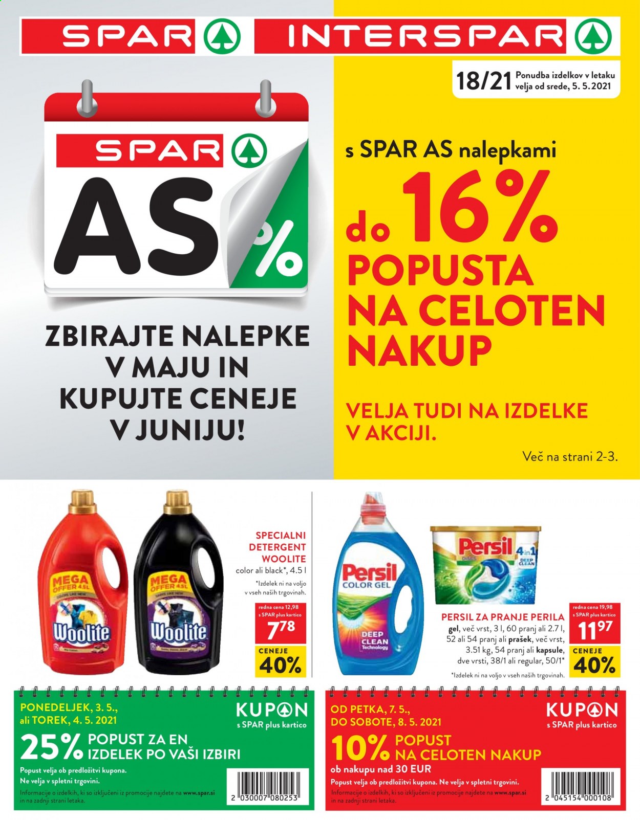 SPAR katalog - 5.5.2021 - 18.5.2021. Stran 1