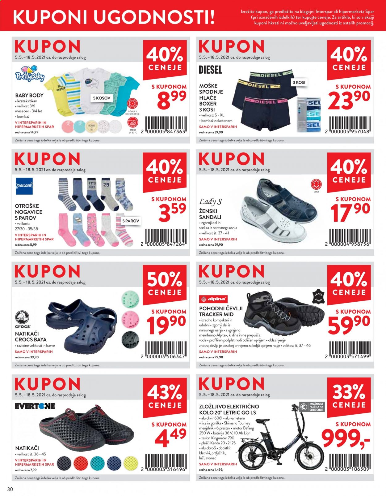 SPAR katalog - 5.5.2021 - 18.5.2021. Stran 30