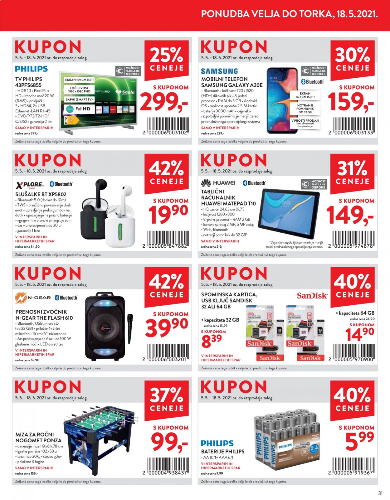 SPAR katalog - 5.5.2021 - 18.5.2021. Stran 31