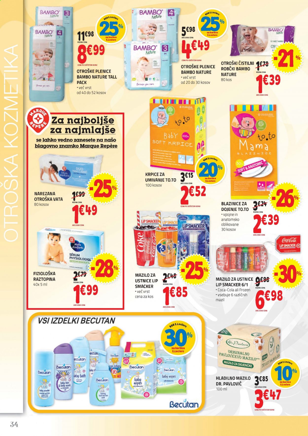 E.Leclerc katalog - 5.5.2021 - 15.5.2021. Stran 34