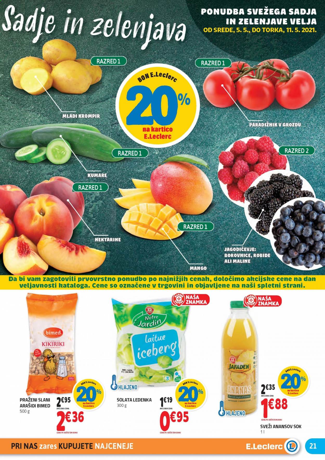 E.Leclerc katalog - 5.5.2021 - 15.5.2021. Stran 21