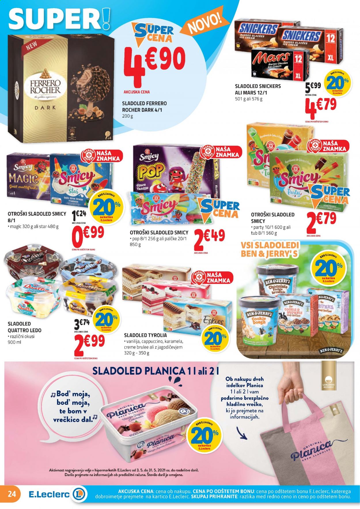 E.Leclerc katalog - 5.5.2021 - 15.5.2021. Stran 24