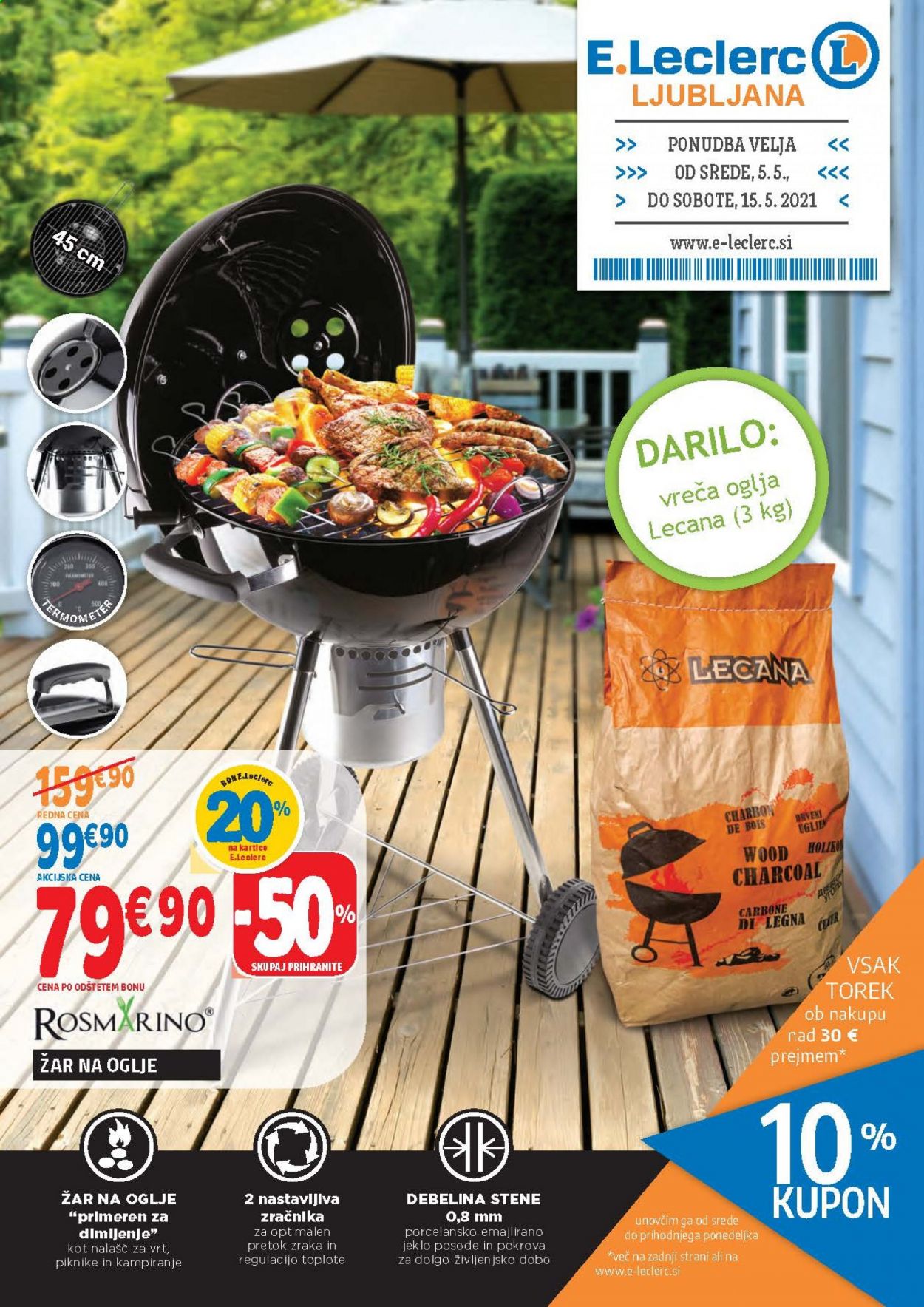 E.Leclerc katalog - 5.5.2021 - 15.5.2021. Stran 1