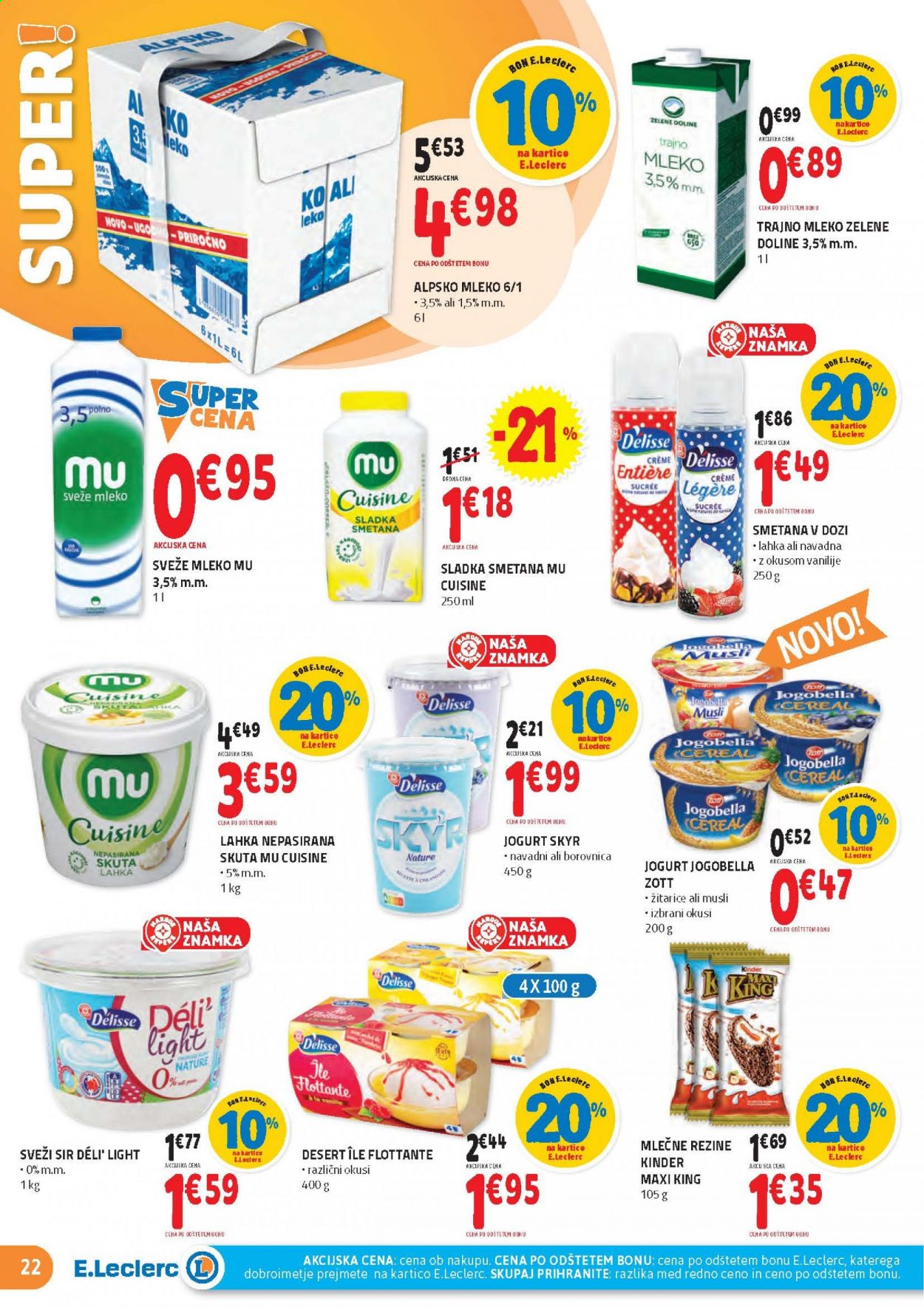 E.Leclerc katalog - 5.5.2021 - 15.5.2021. Stran 22