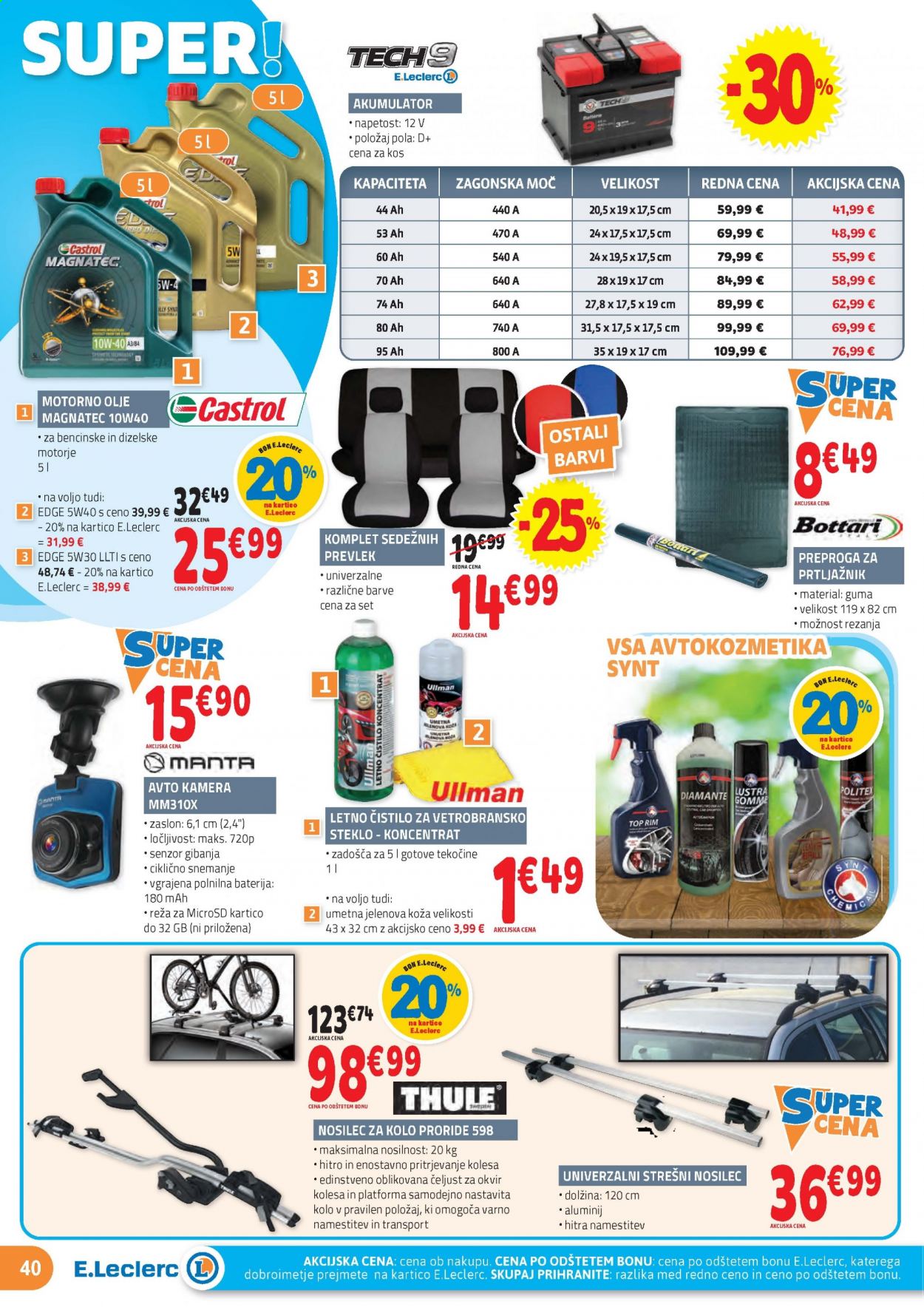 E.Leclerc katalog - 5.5.2021 - 15.5.2021. Stran 40
