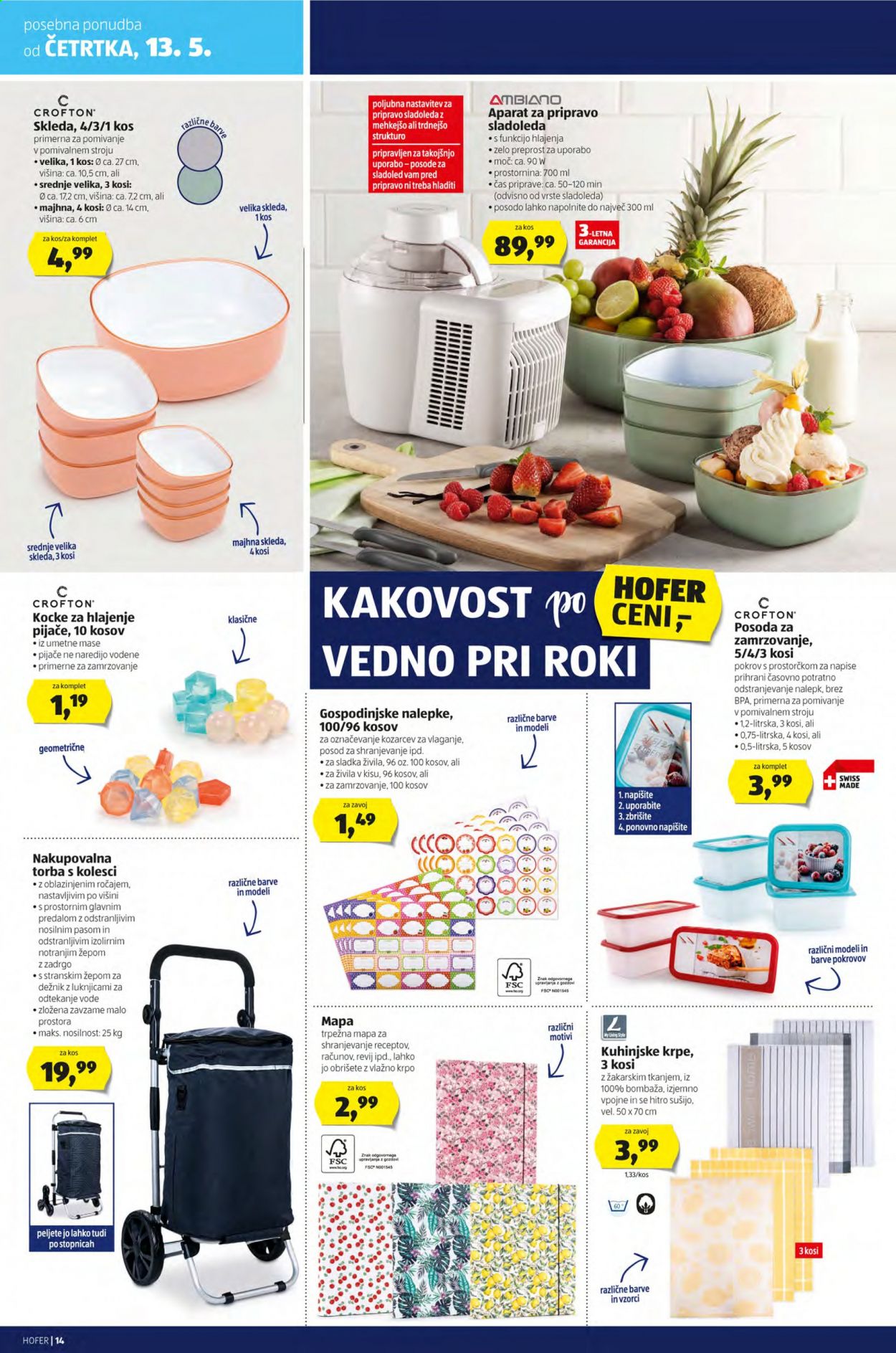 Hofer katalog - 7.5.2021 - 15.5.2021. Stran 14