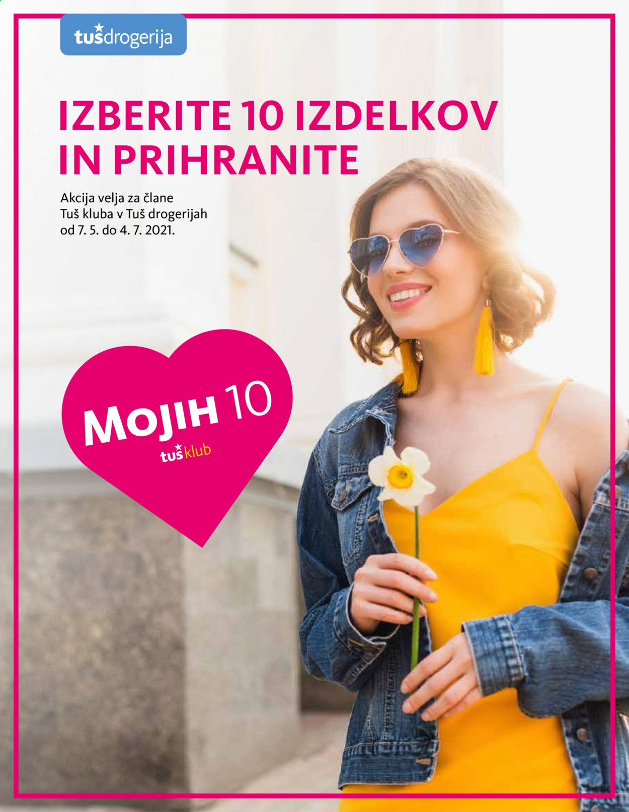 Tuš Drogeria katalog - 7.5.2021 - 4.7.2021. Stran 1