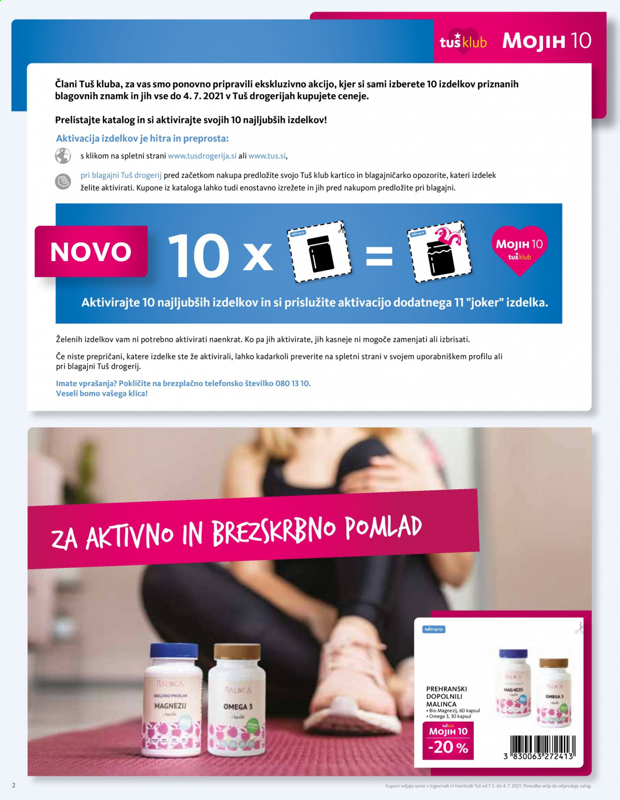 Tuš Drogeria katalog - 7.5.2021 - 4.7.2021. Stran 2