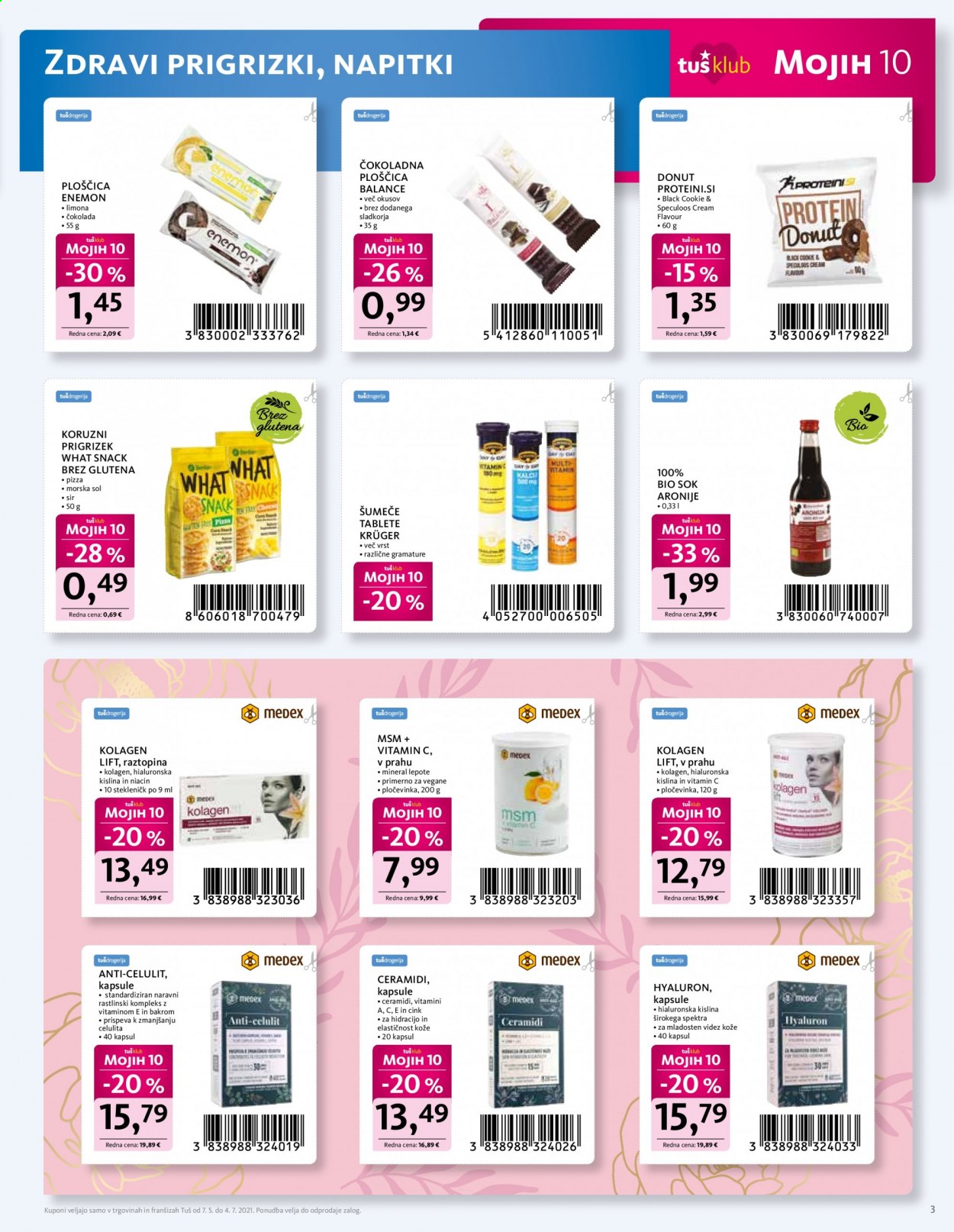 Tuš Drogeria katalog - 7.5.2021 - 4.7.2021. Stran 3