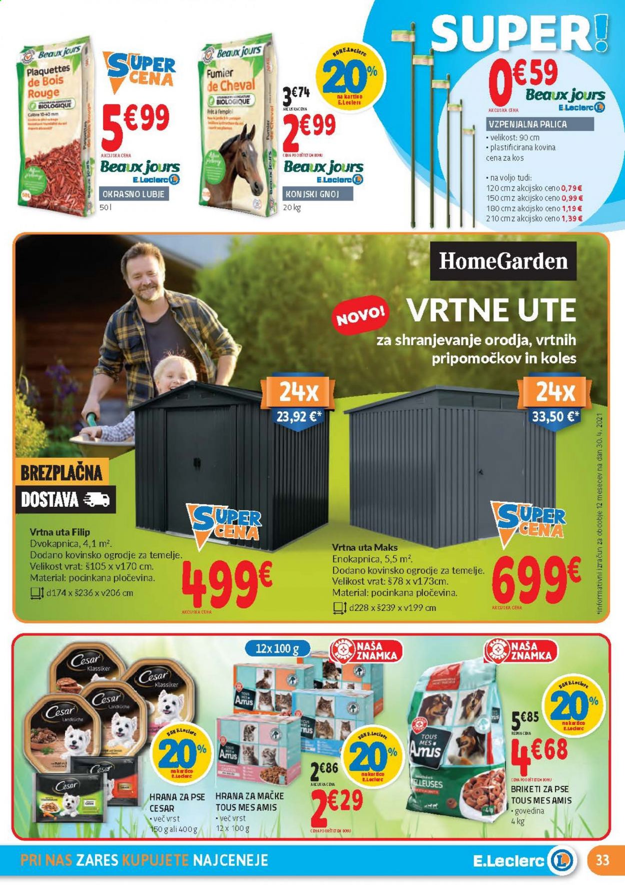 E.Leclerc katalog - 12.5.2021 - 22.5.2021. Stran 33