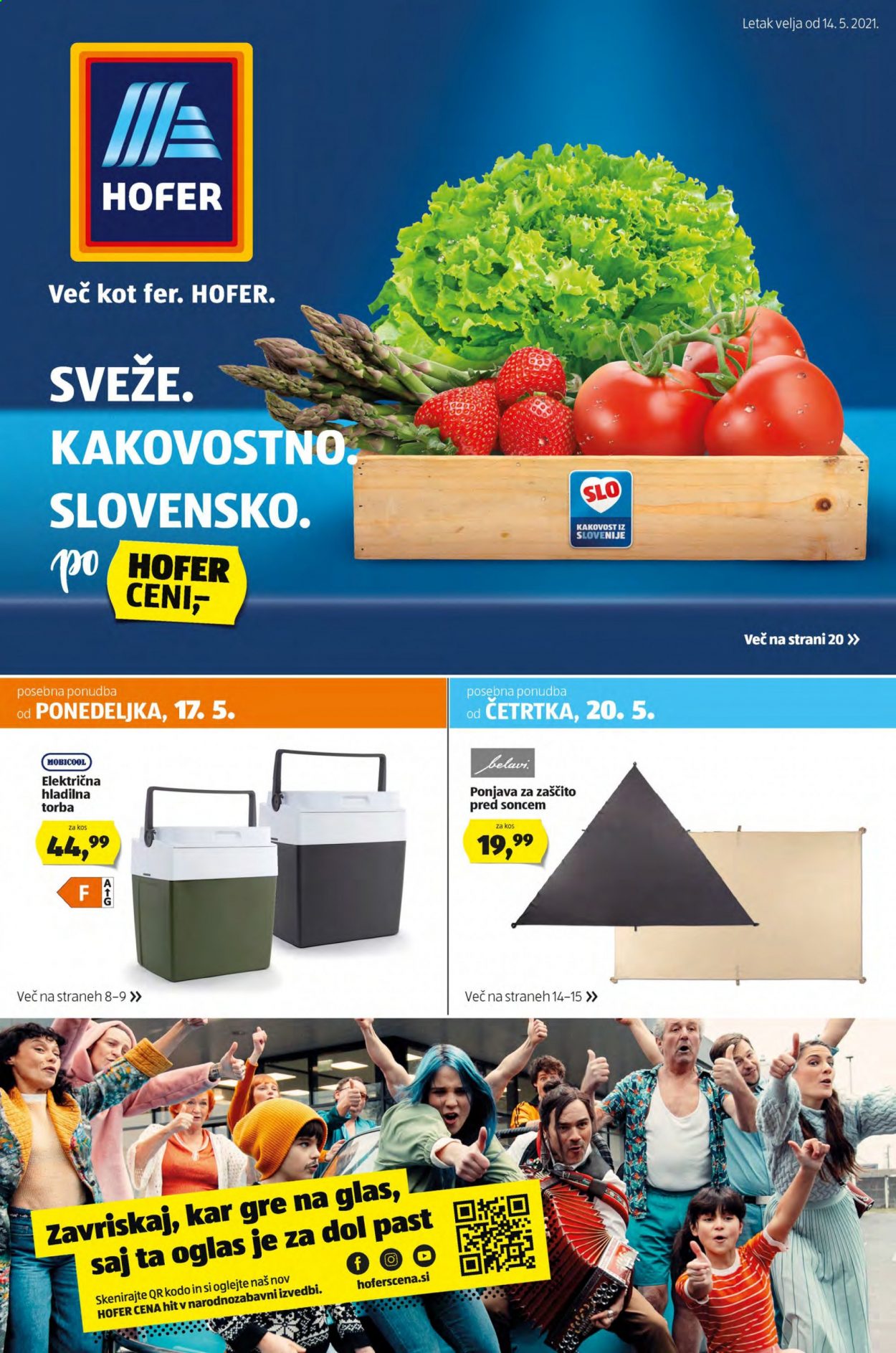 Hofer katalog - 14.5.2021 - 22.5.2021. Stran 1