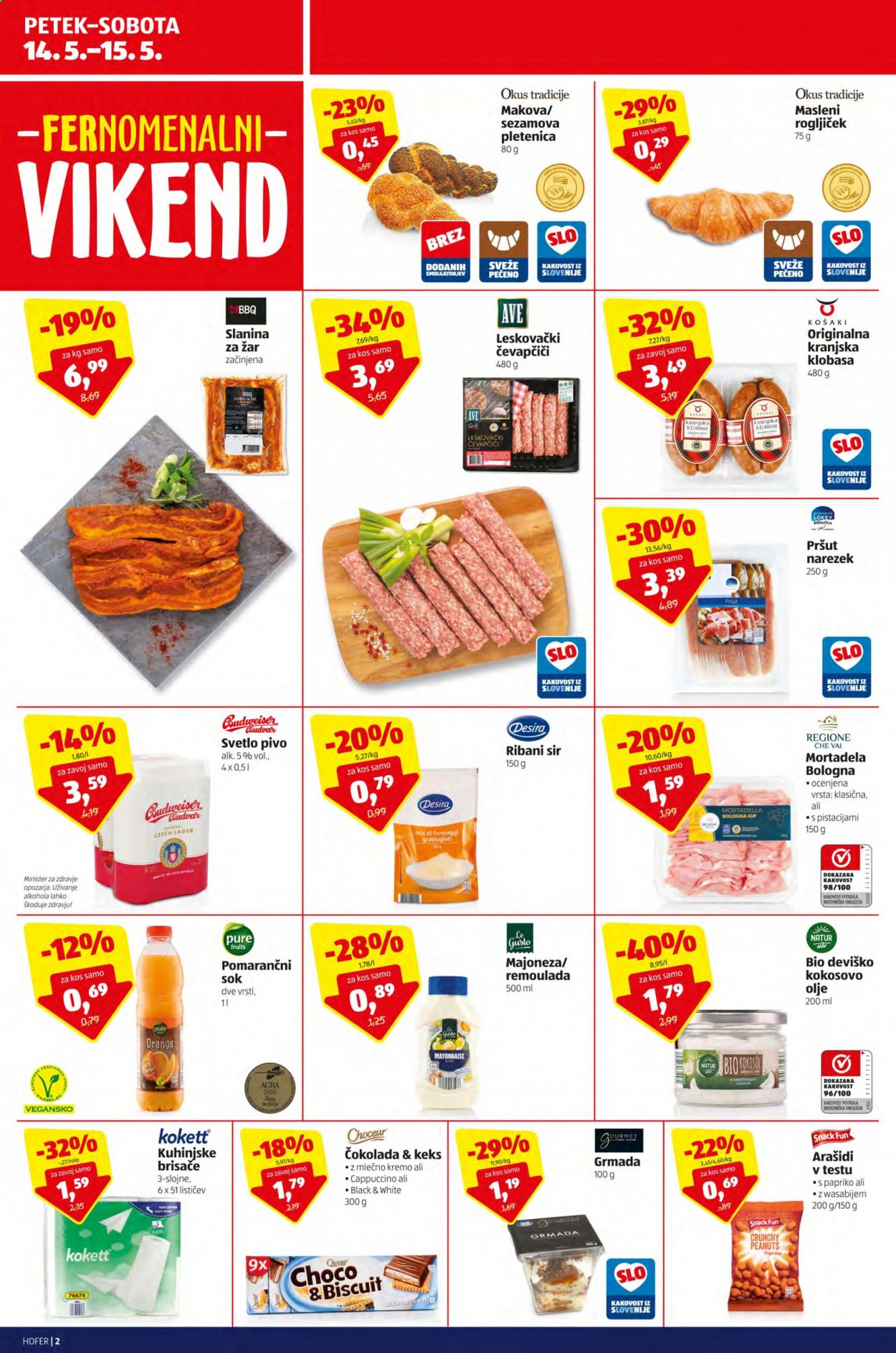 Hofer katalog - 14.5.2021 - 22.5.2021. Stran 2