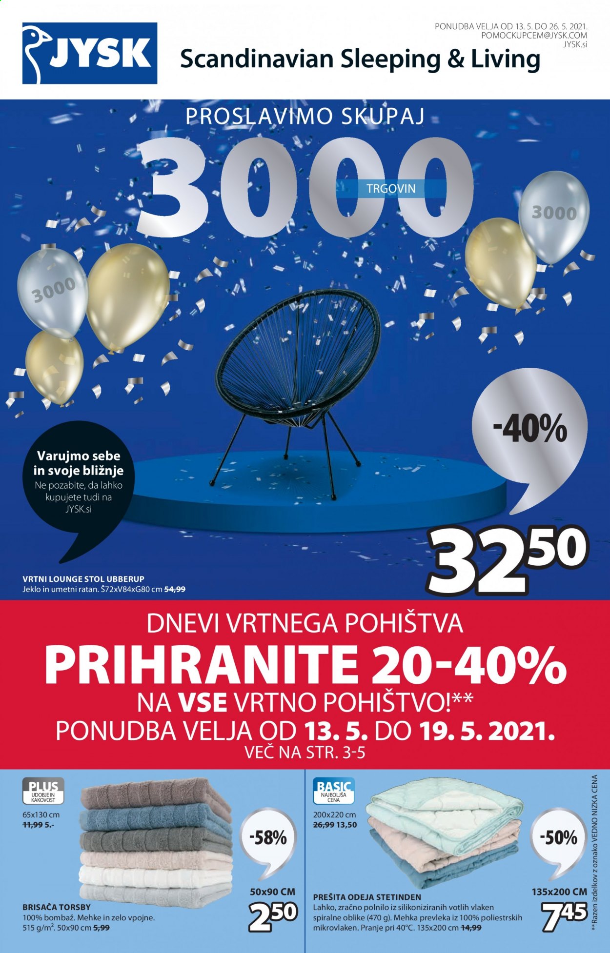 JYSK katalog - 13.5.2021 - 26.5.2021. Stran 1