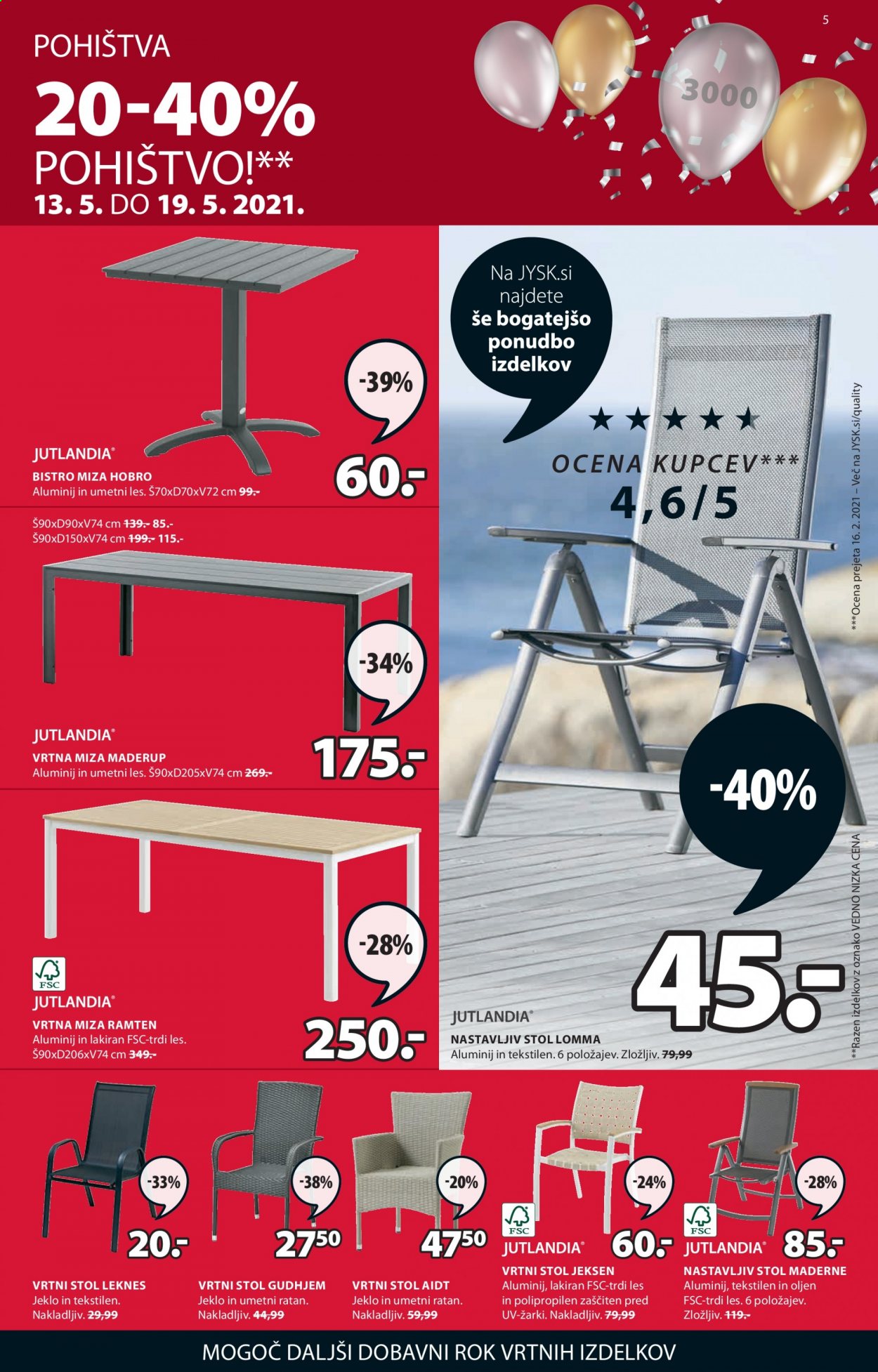 JYSK katalog - 13.5.2021 - 26.5.2021. Stran 5