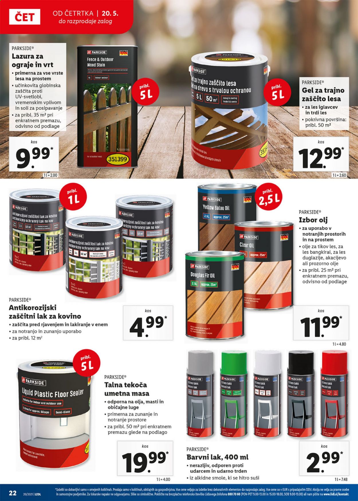 Lidl katalog - 20.5.2021 - 30.5.2021. Stran 22