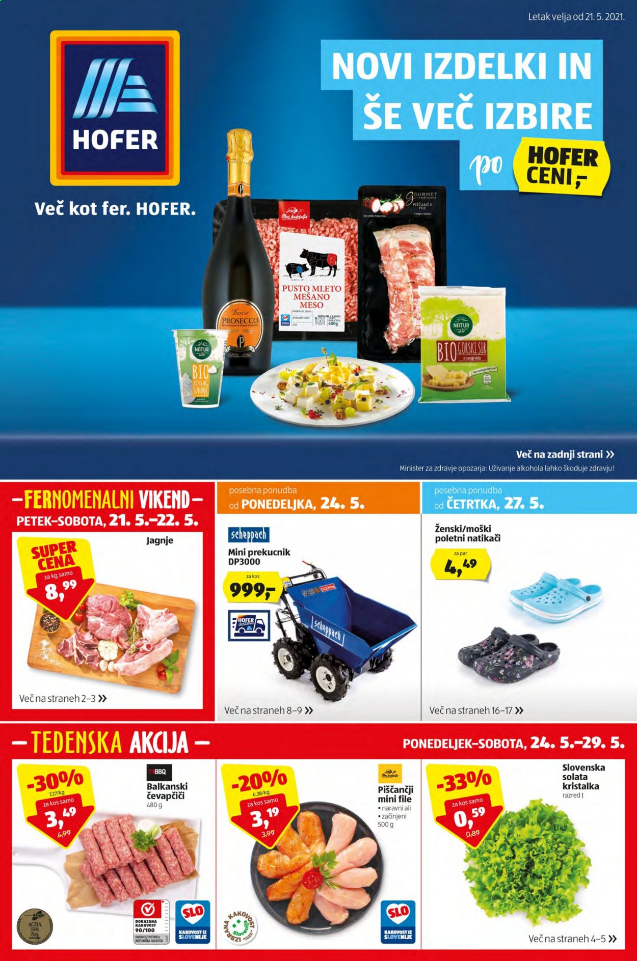 Hofer katalog - 21.5.2021 - 29.5.2021. Stran 1