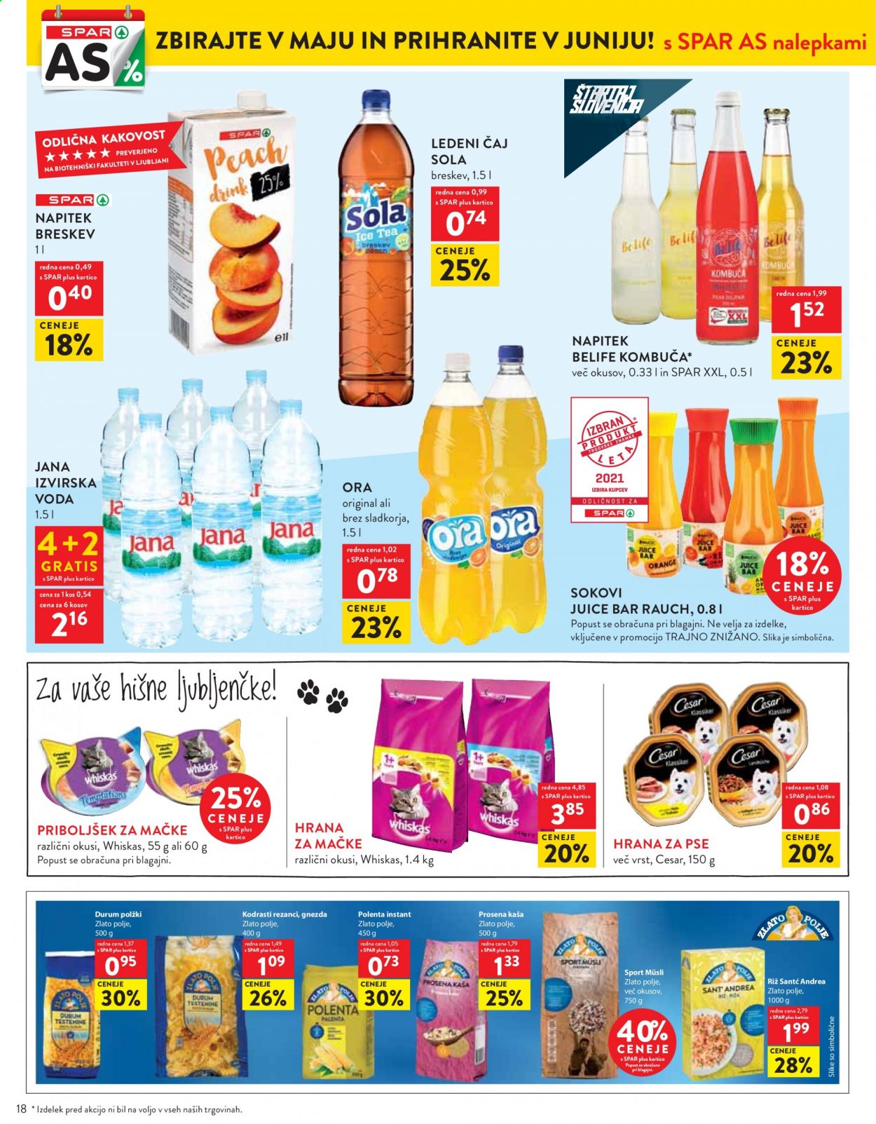 SPAR katalog - 26.5.2021 - 1.6.2021. Stran 18