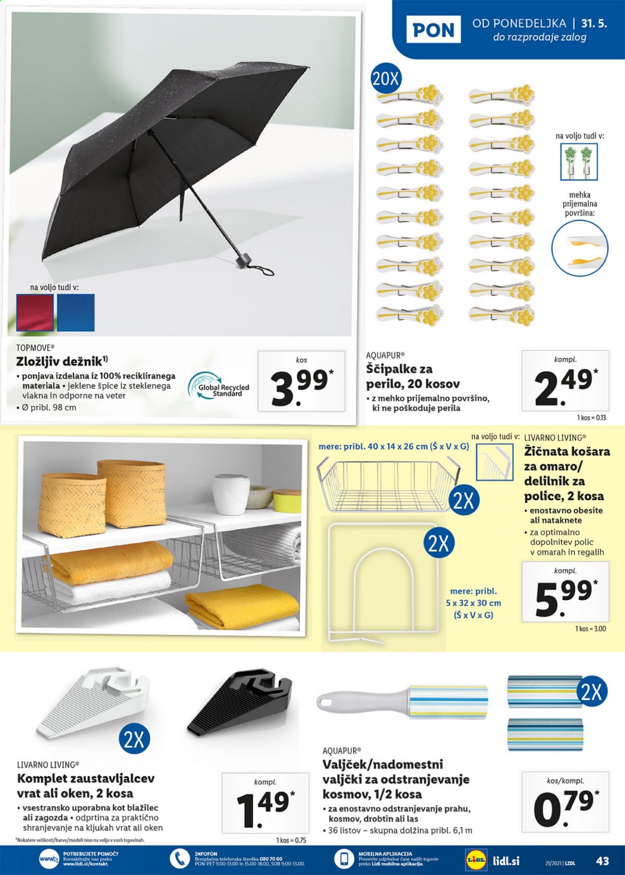 Lidl katalog - 27.5.2021 - 2.6.2021. Stran 43