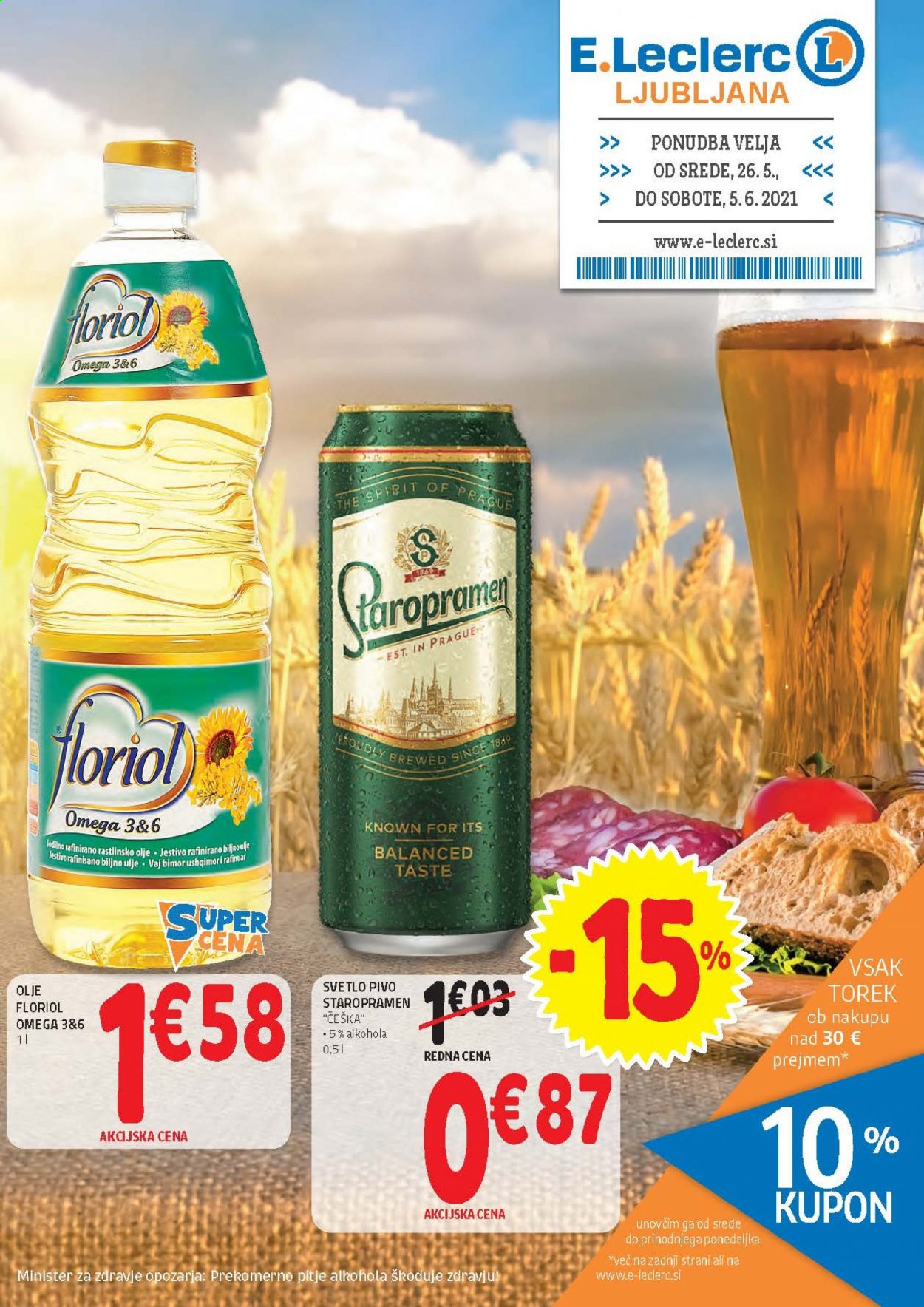 E.Leclerc katalog - 26.5.2021 - 5.6.2021. Stran 1