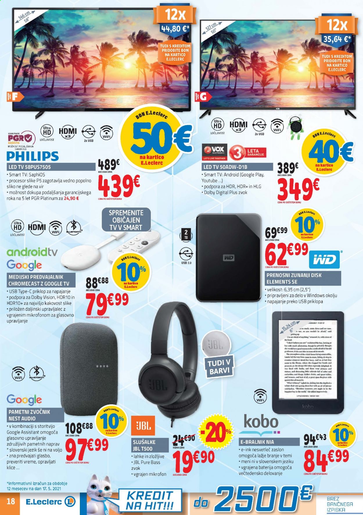 E.Leclerc katalog - 26.5.2021 - 5.6.2021. Stran 18