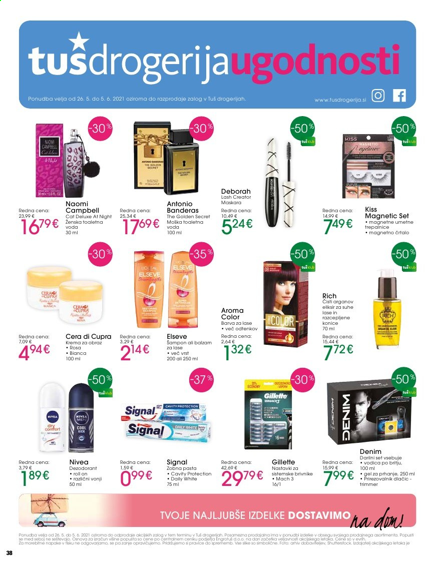Tuš Drogeria katalog - 26.5.2021 - 5.6.2021. Stran 1