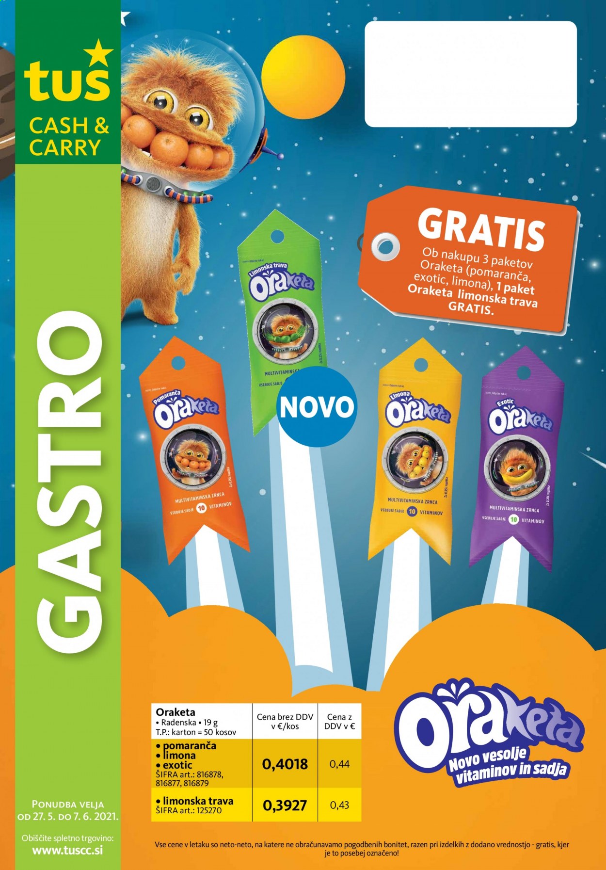 Tuš Cash & Carry katalog - 27.5.2021 - 7.6.2021. Stran 1