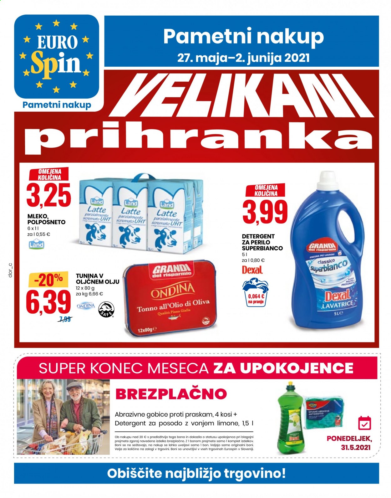 EuroSpin katalog - 27.5.2021 - 2.6.2021. Stran 1