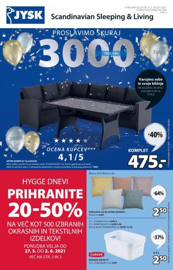 JYSK katalog - 27.05.2021 - 09.06.2021.